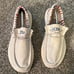 Hey Dude Wally Off White Patriotic Size 12 New Flag Dudes