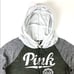 PINK Victoria’s Secret Color-Block Green Hoodie