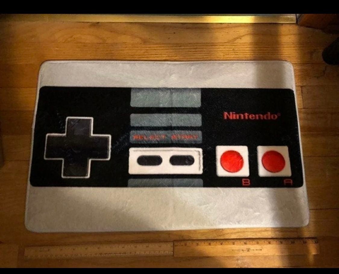 Refresh your home decor with a Nintendo-inspired bath mat or doormat Refresh your home decor with a Nintendo-inspired bath mat or doormat