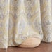 Linen Textured Curtains for Bedroom Damask Printed Drapes