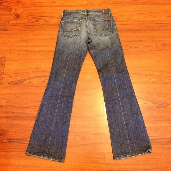 Y2K Vintage 7 For All Man Kind Jeans Low Rise Jeans Boot Cut Jeans Size 25
