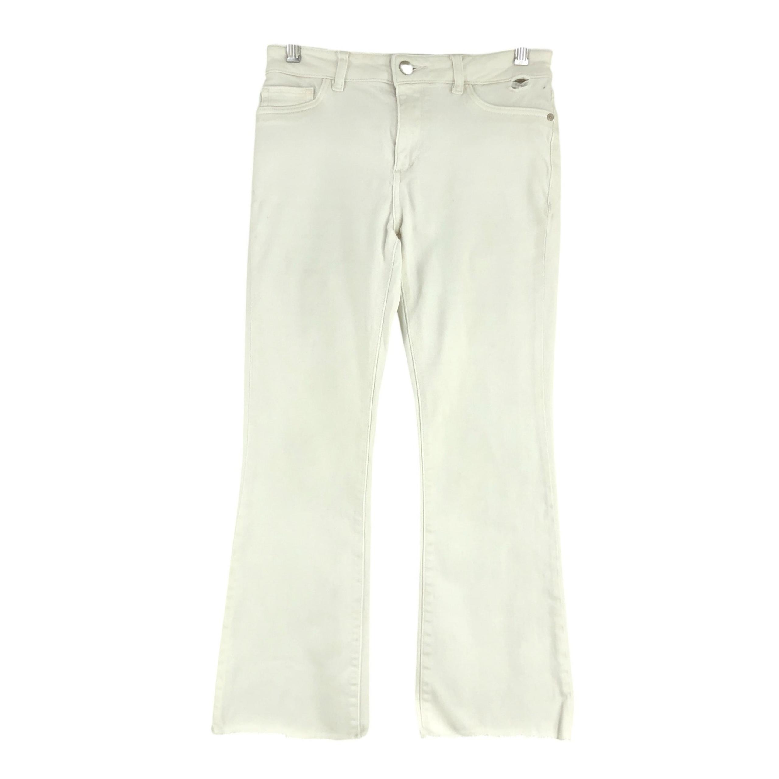 DL1961 Womens Size 27 Jeans Bridget Cropped Boot Midrise Instasculpt White