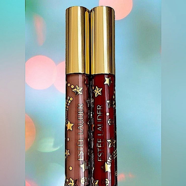 TWO Estée Lauder Pure Color Envy Kissable Lip Shine Limited Edition New