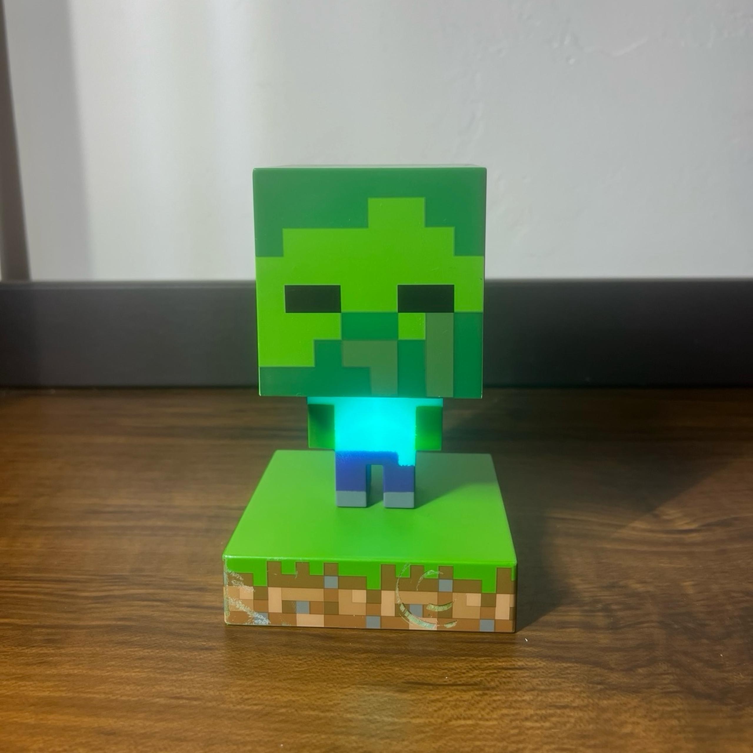 Minecraft Zombie Small Desk Light