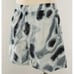 STONE ISLAND Teal Gray Marina Logo Camo Print Swim Shorts Trunks LARGE NWT
