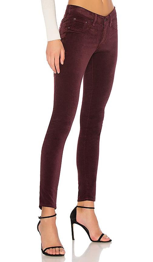 Rag & Bone Velvet Skinny Pants Size 27