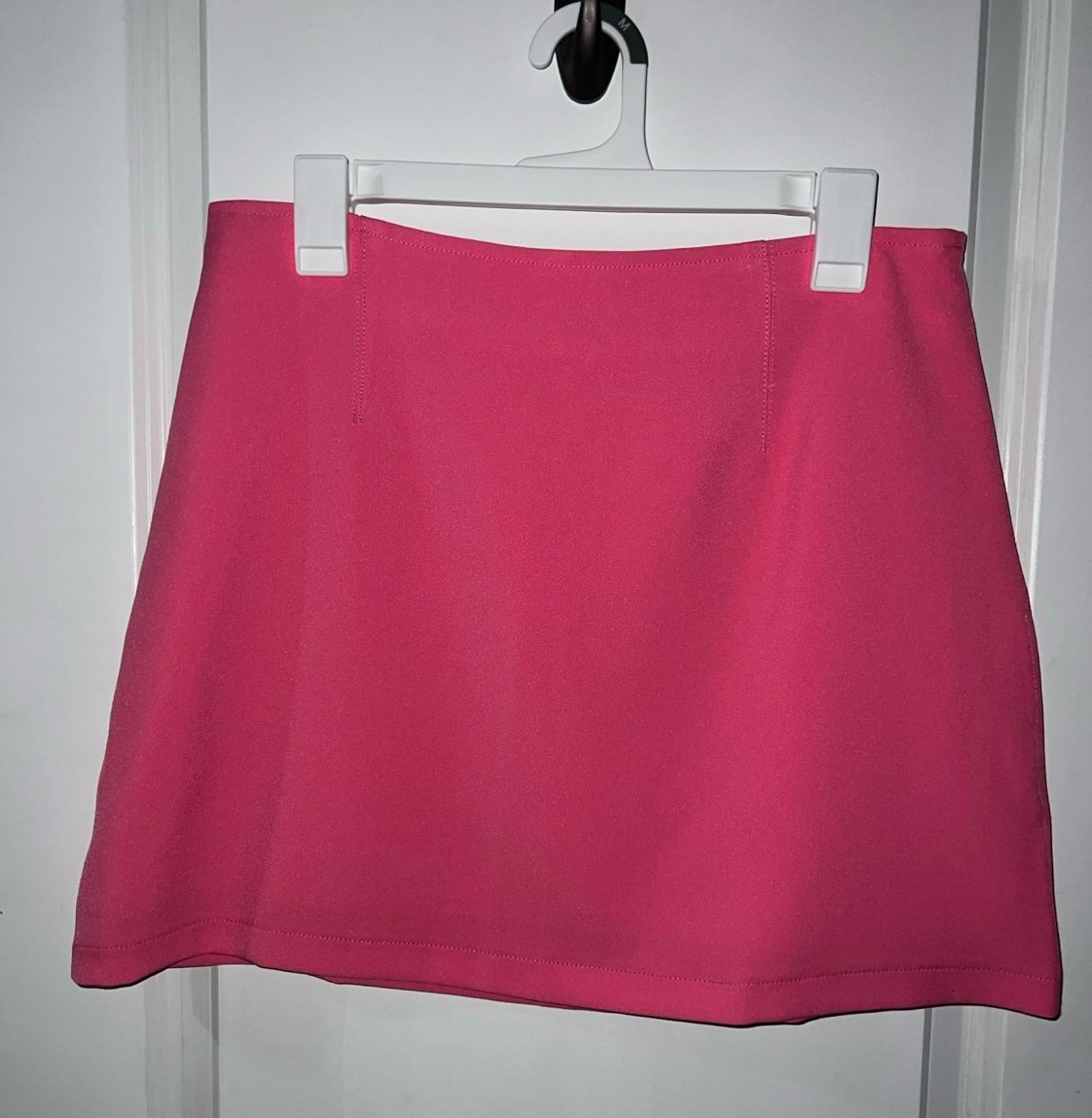 Women’s She + Sky Bright Pink Mini Skirt Size Large