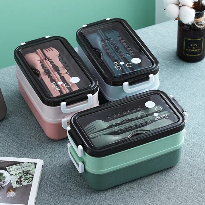 Stackable Microwave safe Bento Box