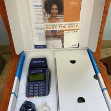 New /open VeriFone VX510 Mod. 5100 World Pay Payment Terminal Credit/Debit Card