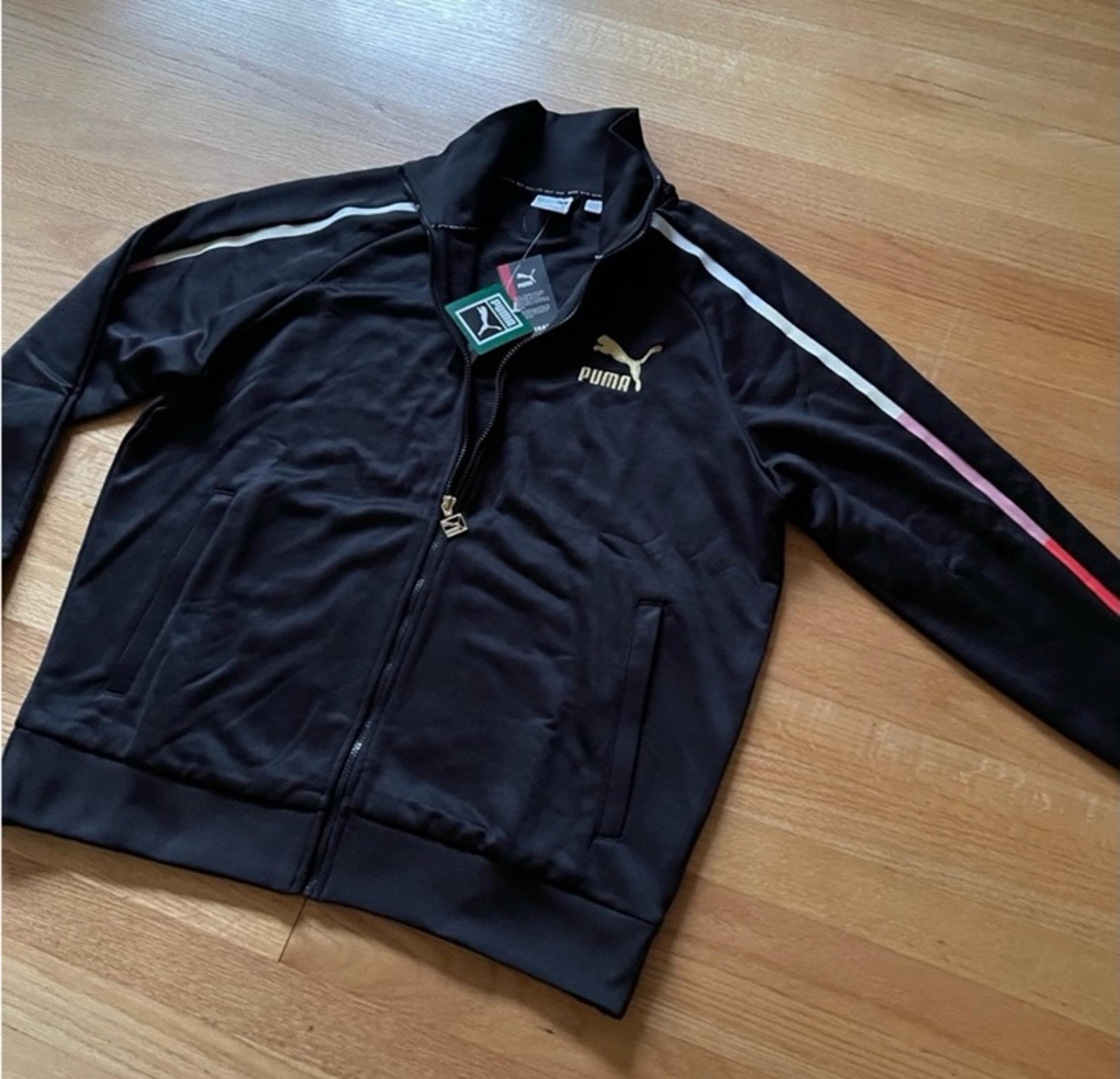 Puma 1968 Go For Iconic T7 Track Jacket Full Zip Mens Large NWT Black NEW