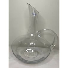 BADASH HANDMADE CRYSTAL CARAFE, PITCHER,DECANTER WITH HANDLE ELEGANT,DECORATIVE