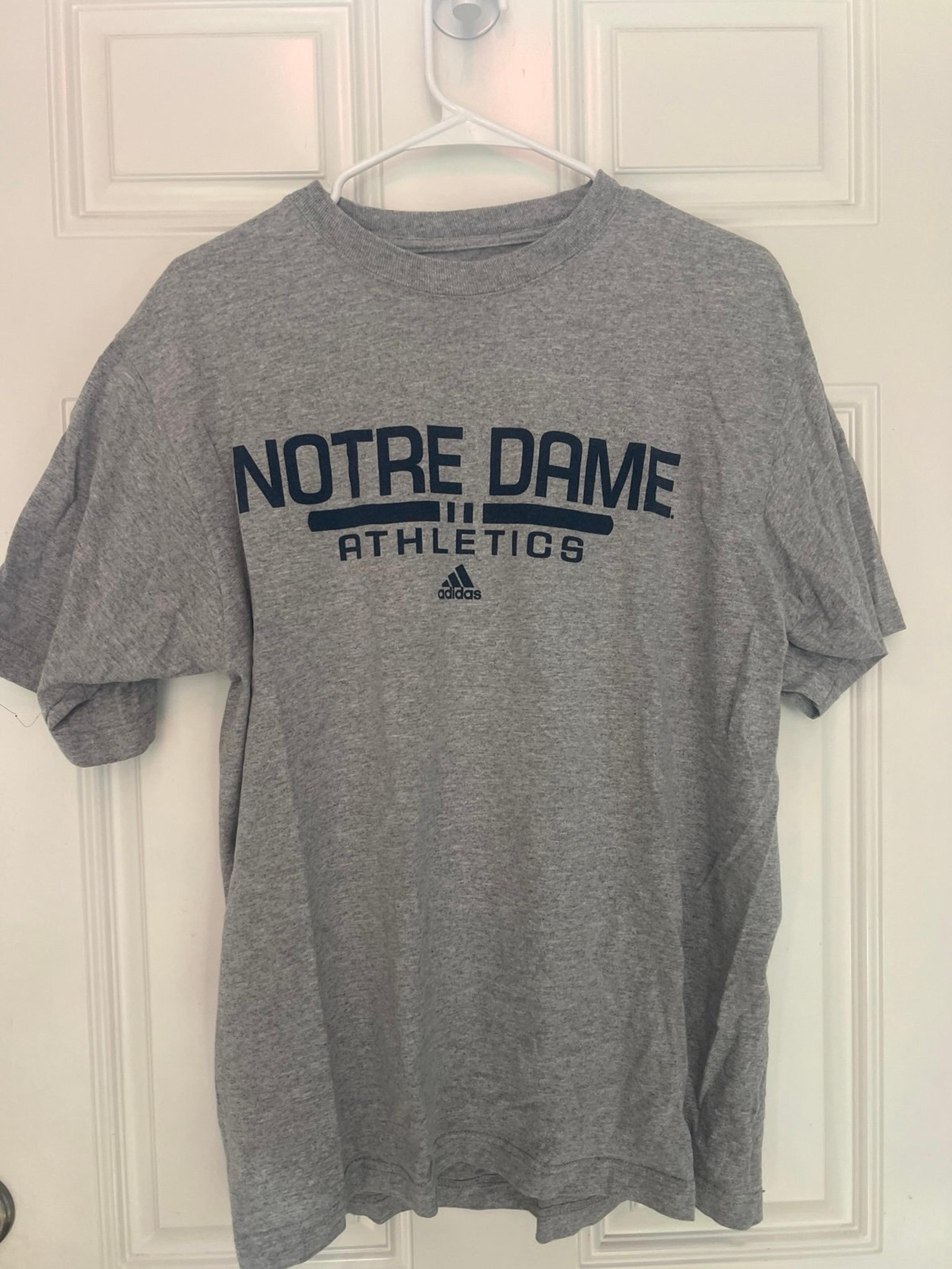 Adidas Notre Dame Men’s Gray TShirt