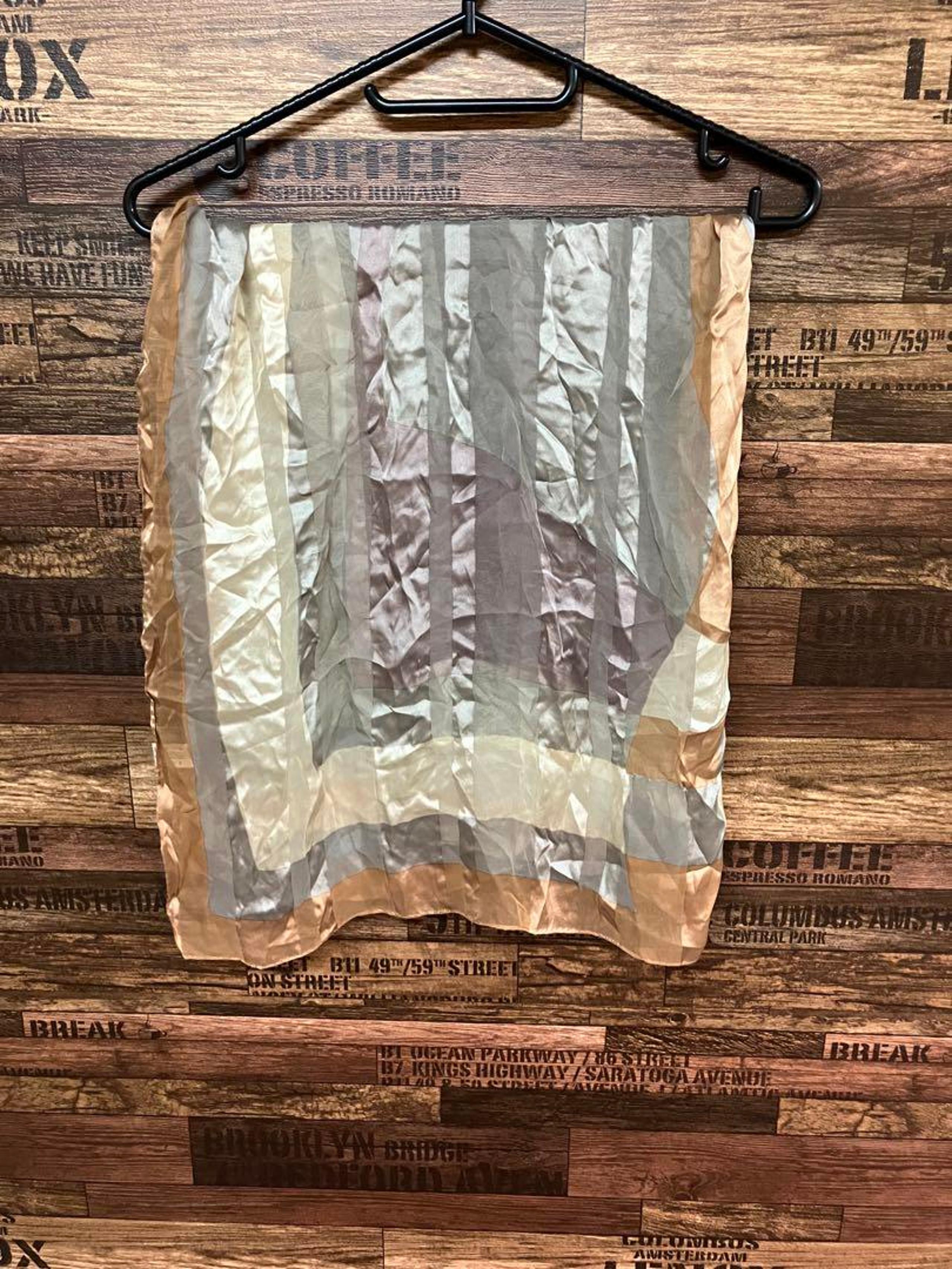 Pierre Cardin Scarf in Beige, Brown, and Grey A00