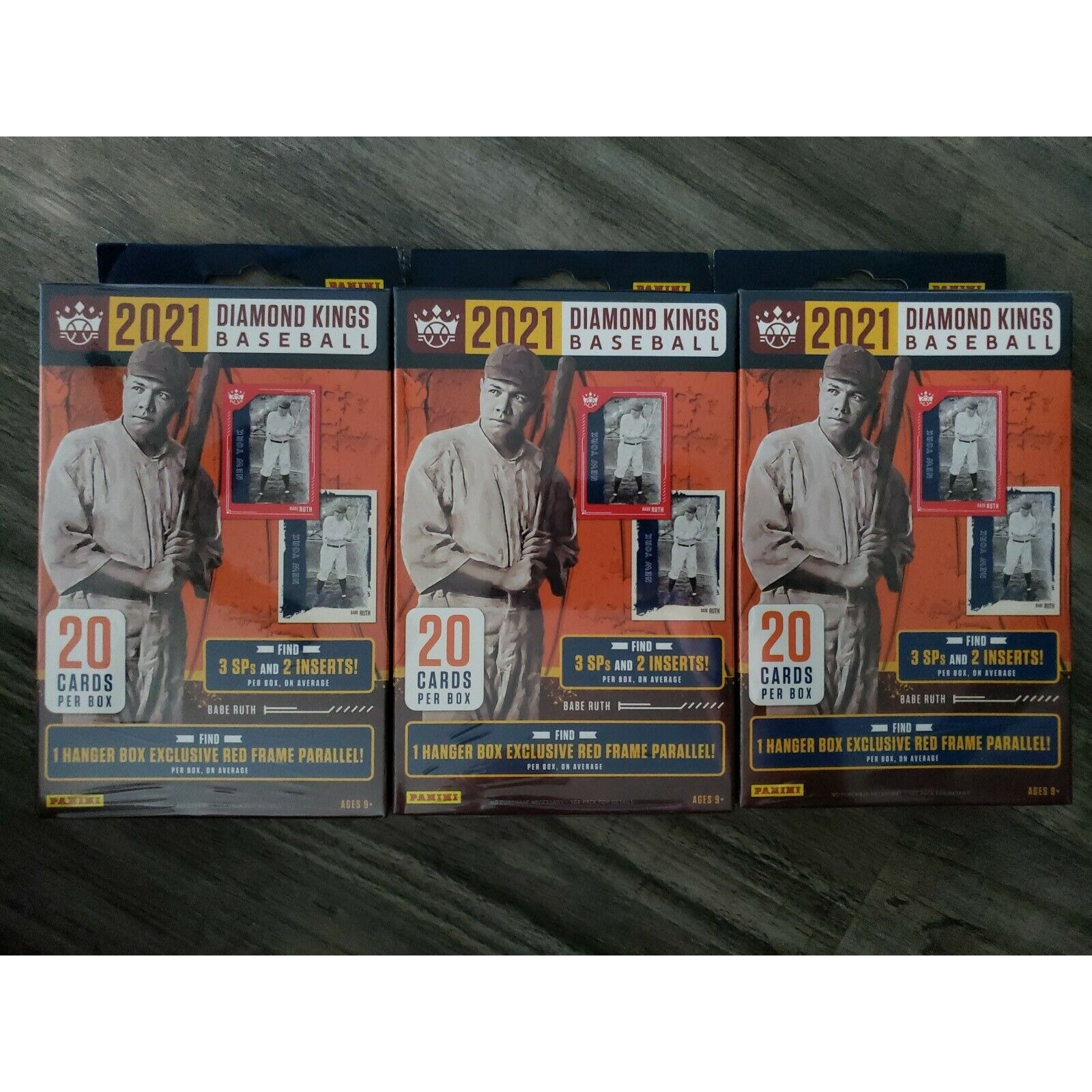 2021 Panini Diamond Kings Baseball Hanger Box Lot of 3