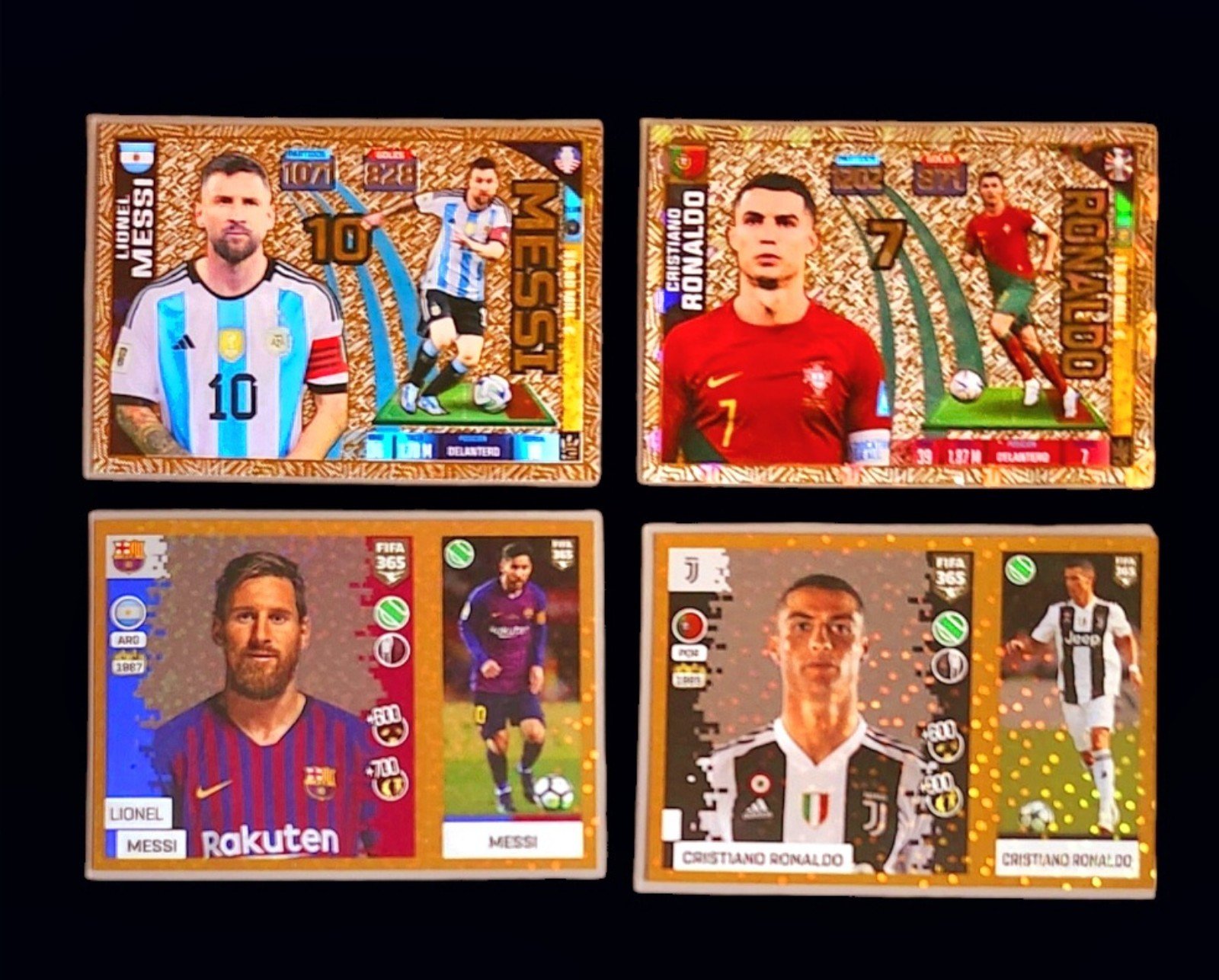 Lionel Messi Team ARG - Barcelona & Cristiano Ronaldo Team POR - Juventus