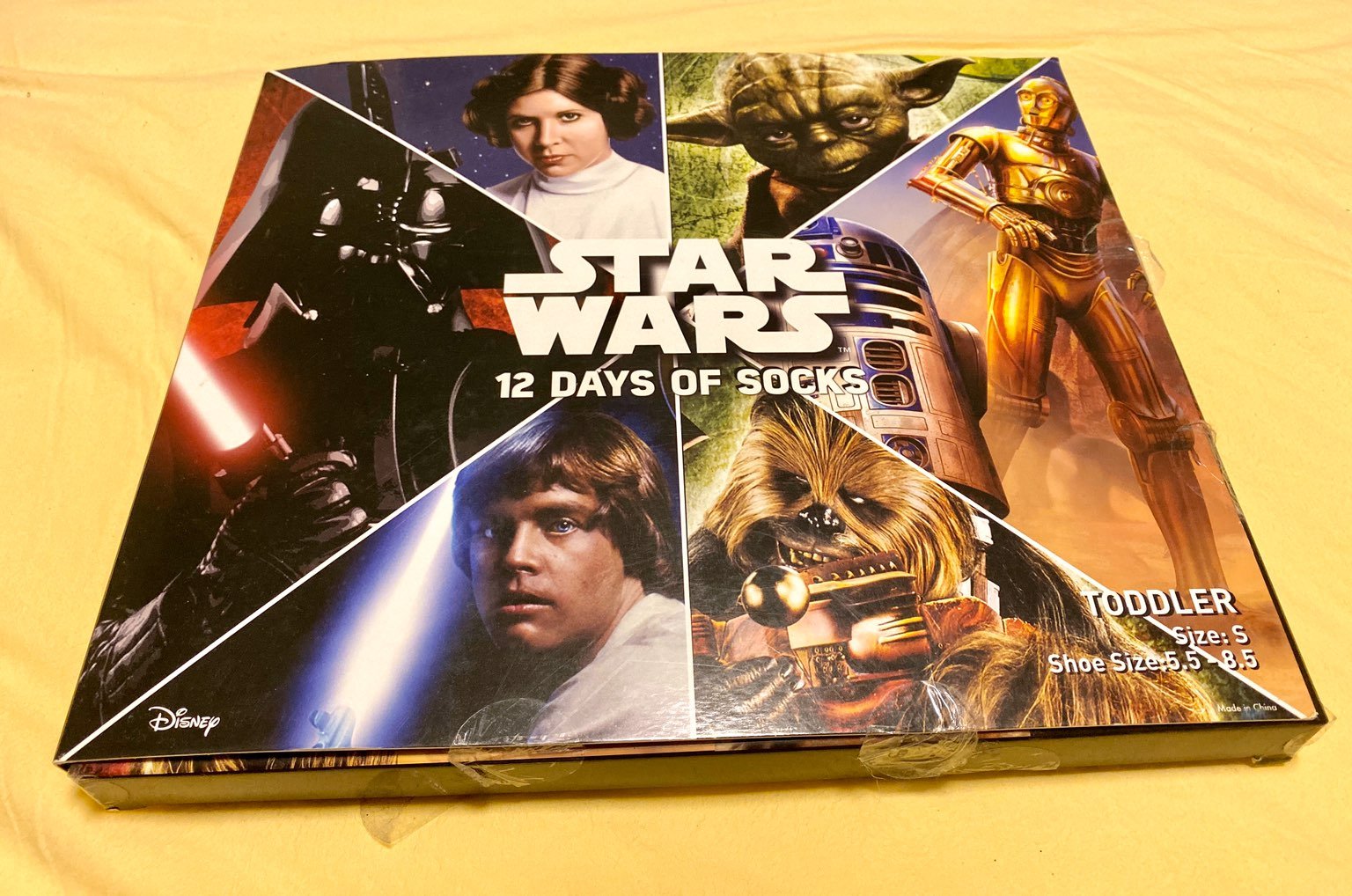 Star Wars 12 Days of Socks Toddler S