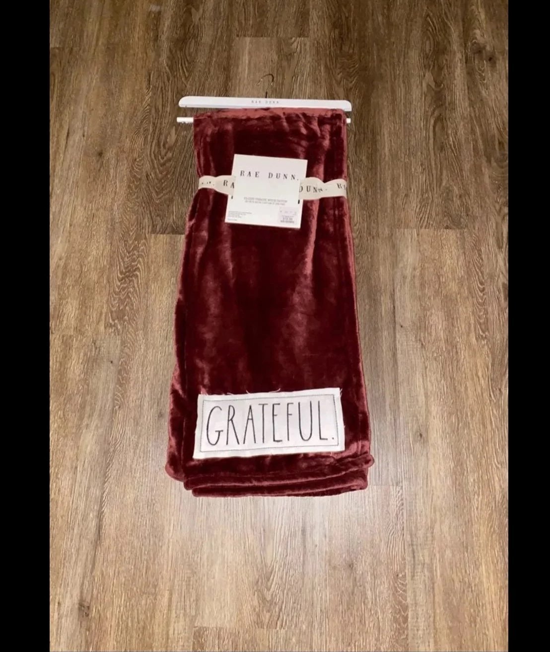 Rae Dunn Grateful Blanket