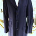 Luxury Line Men's ● 【GUCCI】 Italian Made Navy Pin Stripe Jacket