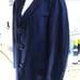 Luxury Line Men's ● 【GUCCI】 Italian Made Navy Pin Stripe Jacket