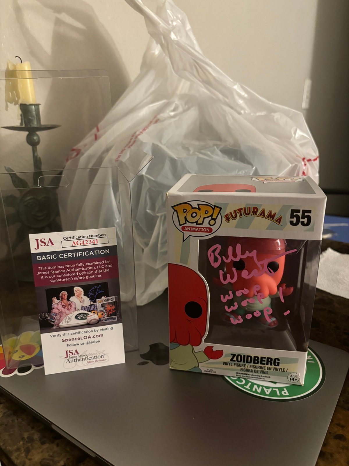 Zoidberg signed funko pop