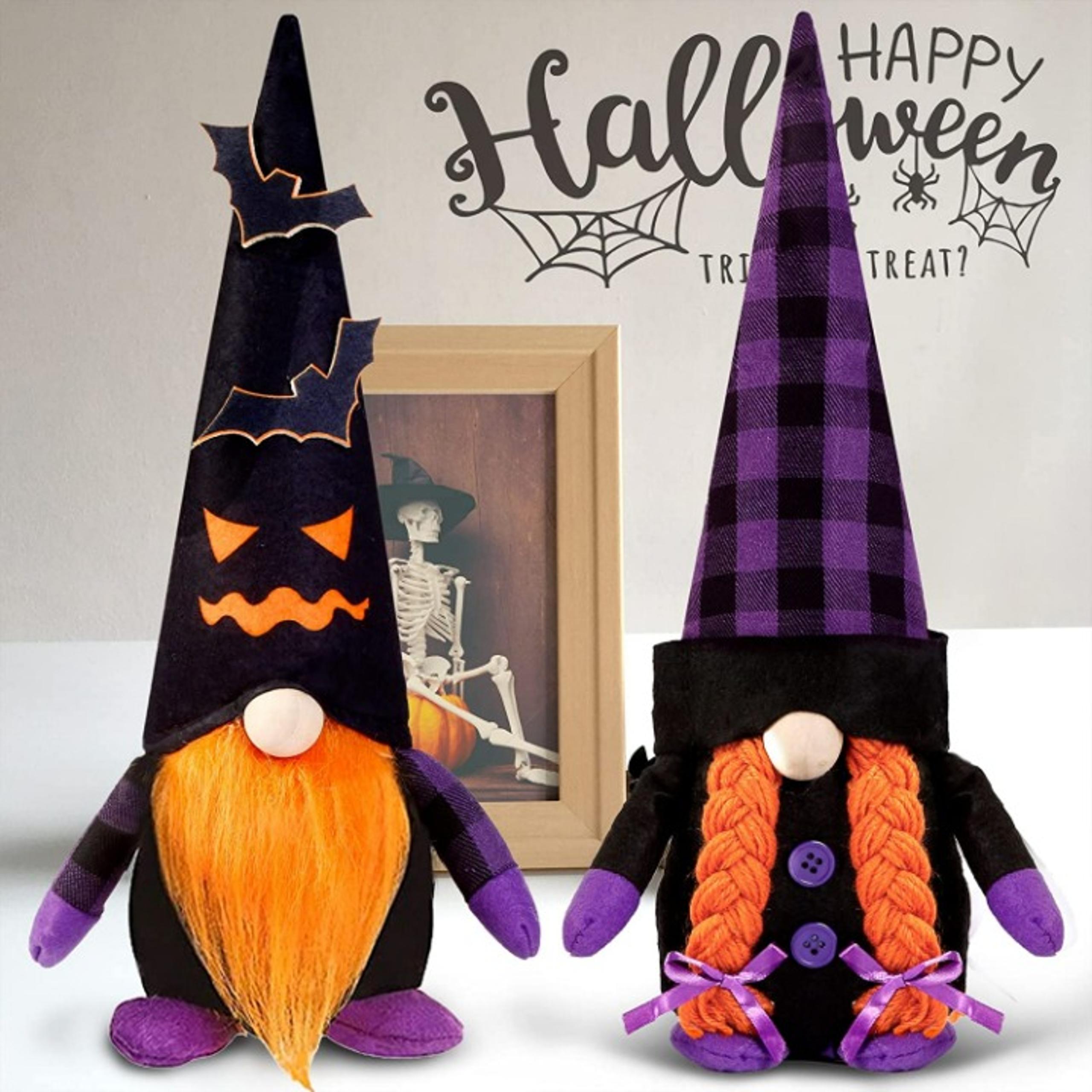 Halloween Plush Gnomes 2 Pack
