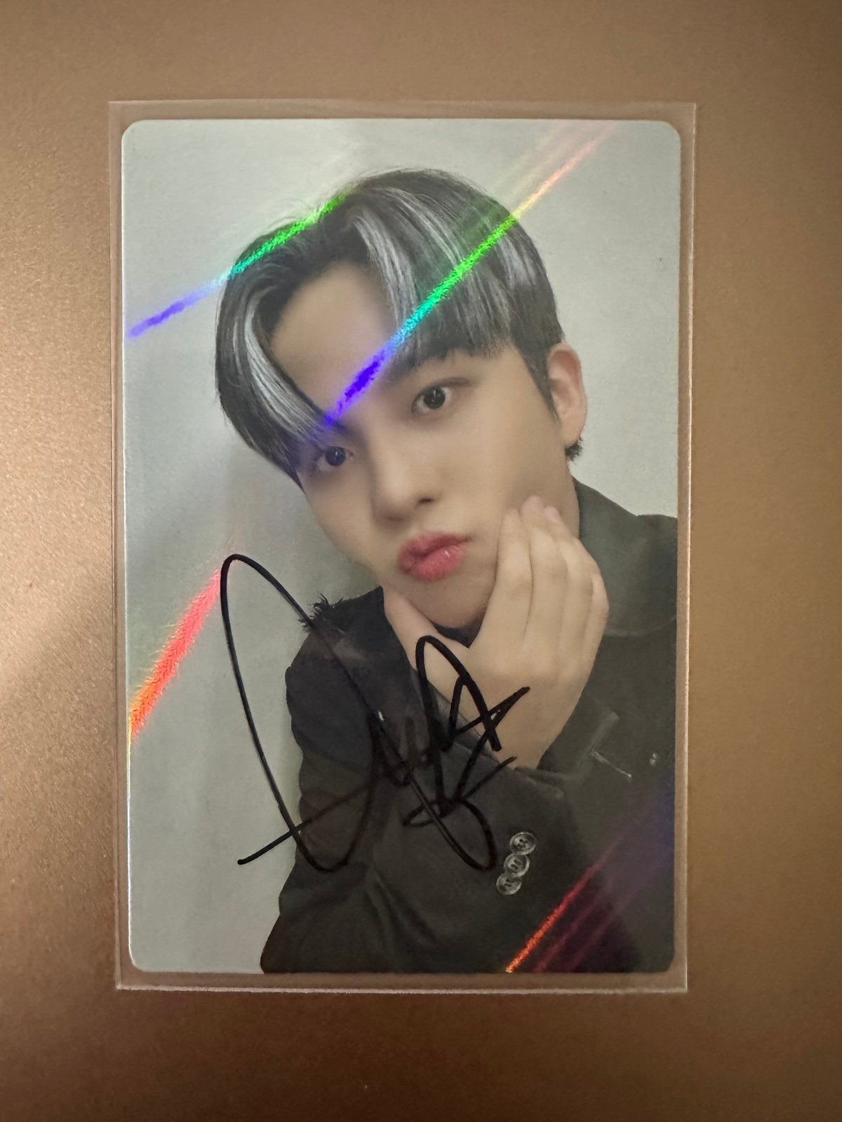 jongho signed photocard