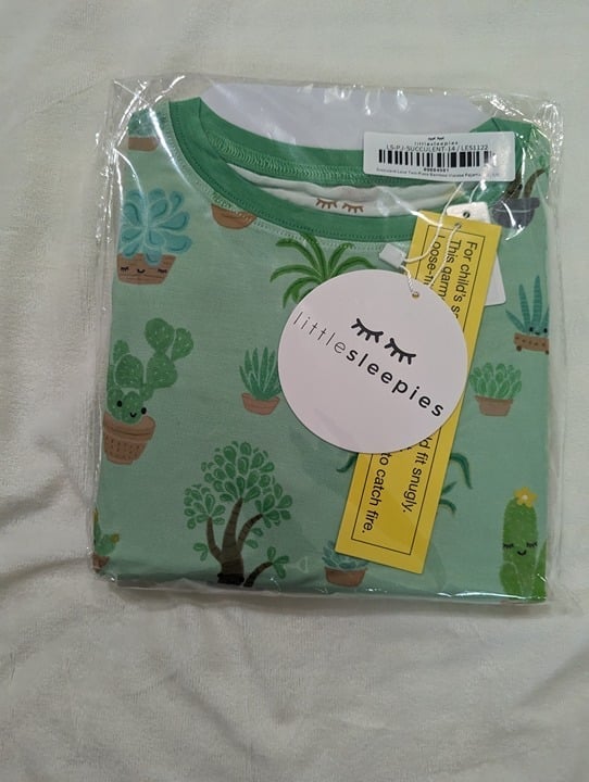 Little Sleepies Succulent PJ Set size 5/6