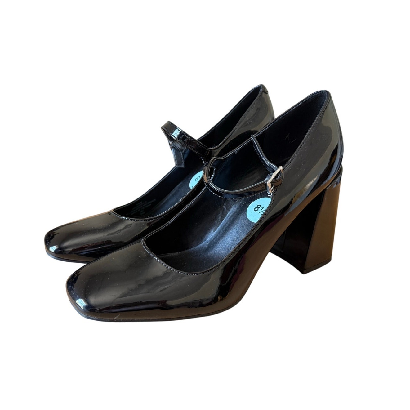 Marc Fisher Mary Jane Square Toe Block Heel Dress Pumps Size 8.5