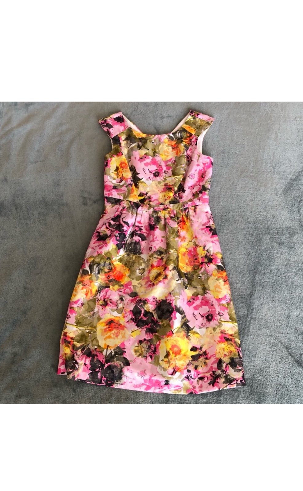 INC International Concepts Floral Print Sleeveless Dress.