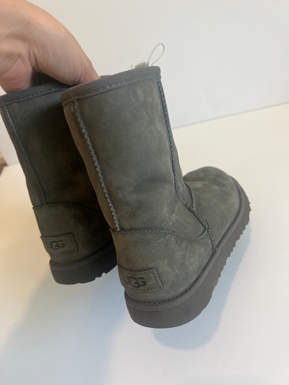 Grey kids uggs