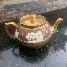 VINTAGE ANTIQUE ENGLAND GIBSON TEAPOT