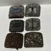 Set of 6 Vintage 1920's Shoe Clips/Buckles Steel Cut Made in France Victorian