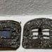 Set of 6 Vintage 1920's Shoe Clips/Buckles Steel Cut Made in France Victorian