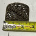 Set of 6 Vintage 1920's Shoe Clips/Buckles Steel Cut Made in France Victorian