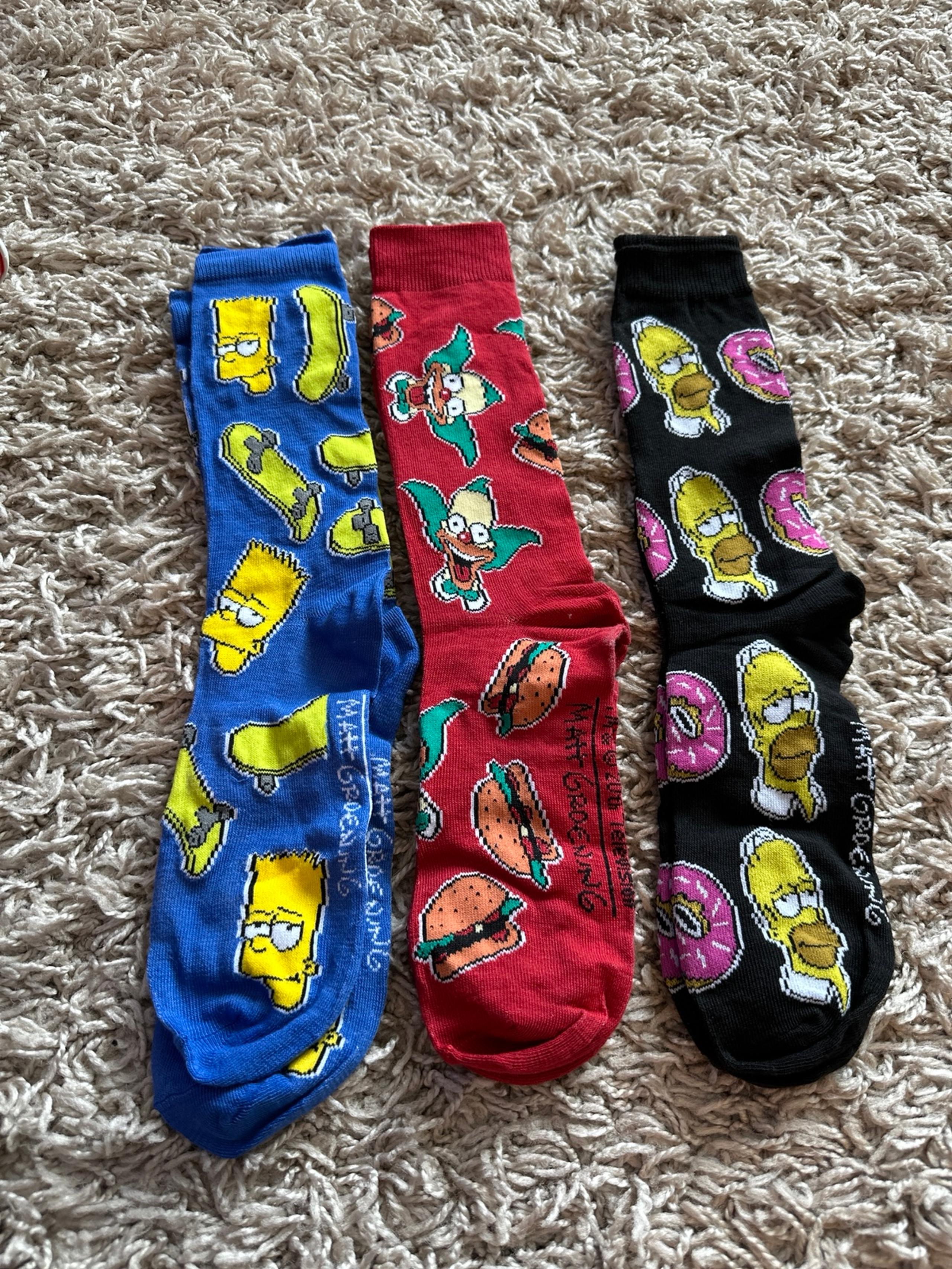 Simpsons sock set