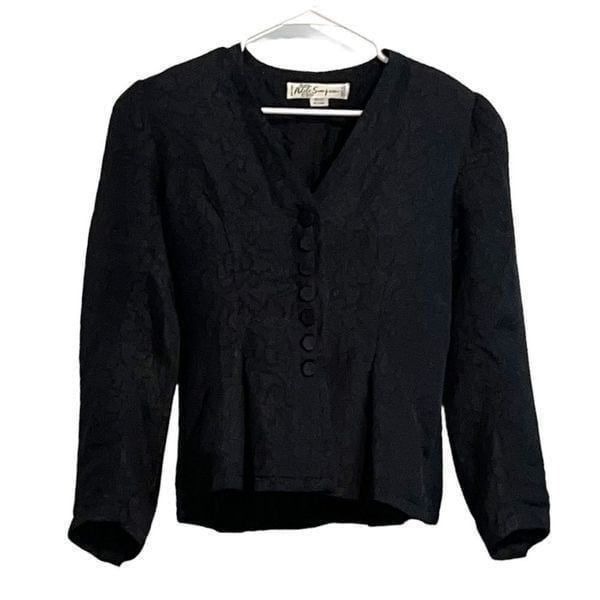 Vintage Blazer Style Blouse