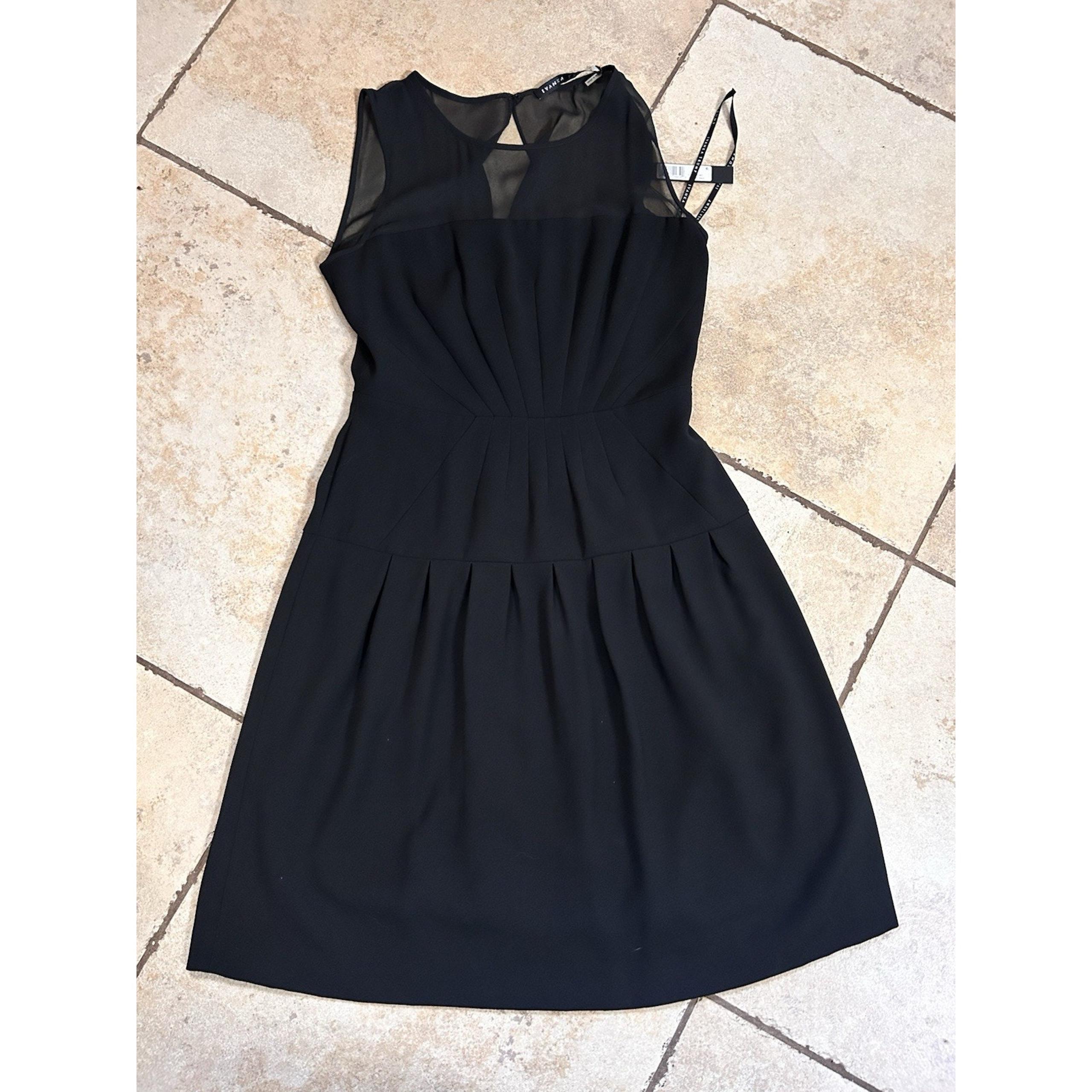 ivanka trump black dress nwt size 4 Sleeveless Sheath Cocktail