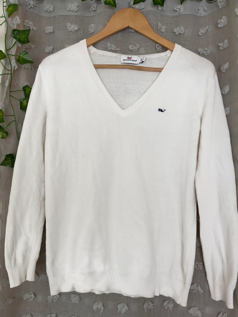 Vineyard Vines Pristine White Sweater