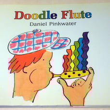 SIGNED, Doodle Flute, Daniel Pinkwater, Signed and doodled on the title page