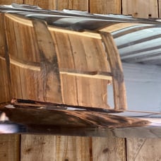 2007-2013 Silverado Drive Side Rear Chrome Bumper Piece