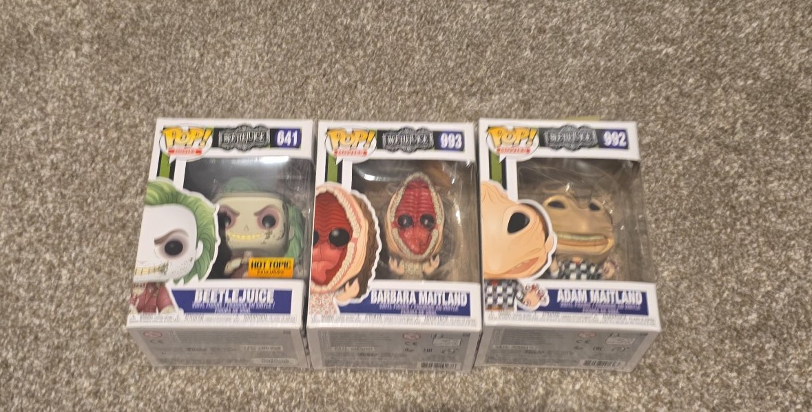 Funko Pop Lot Beetlejuice, Barbara Adam Maitland New. NIB