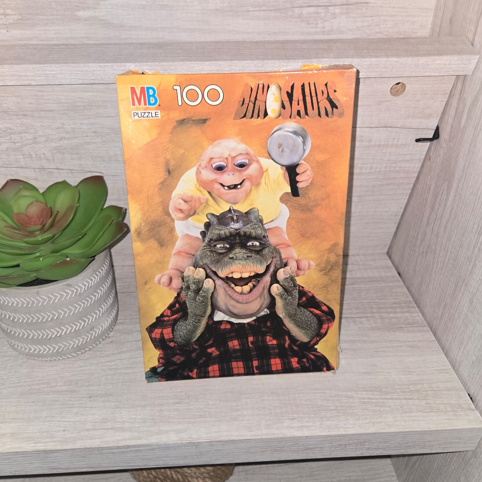 Milton Bradley Disney Dinosaurs TV Show Puzzle Baby Sinclair Vintage MB