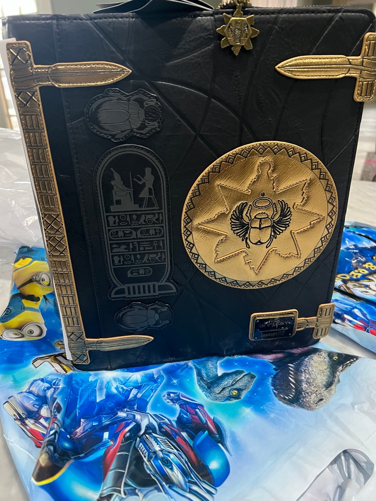 The Mummy Book of The Dead Loungefly Backpack Universal Studios