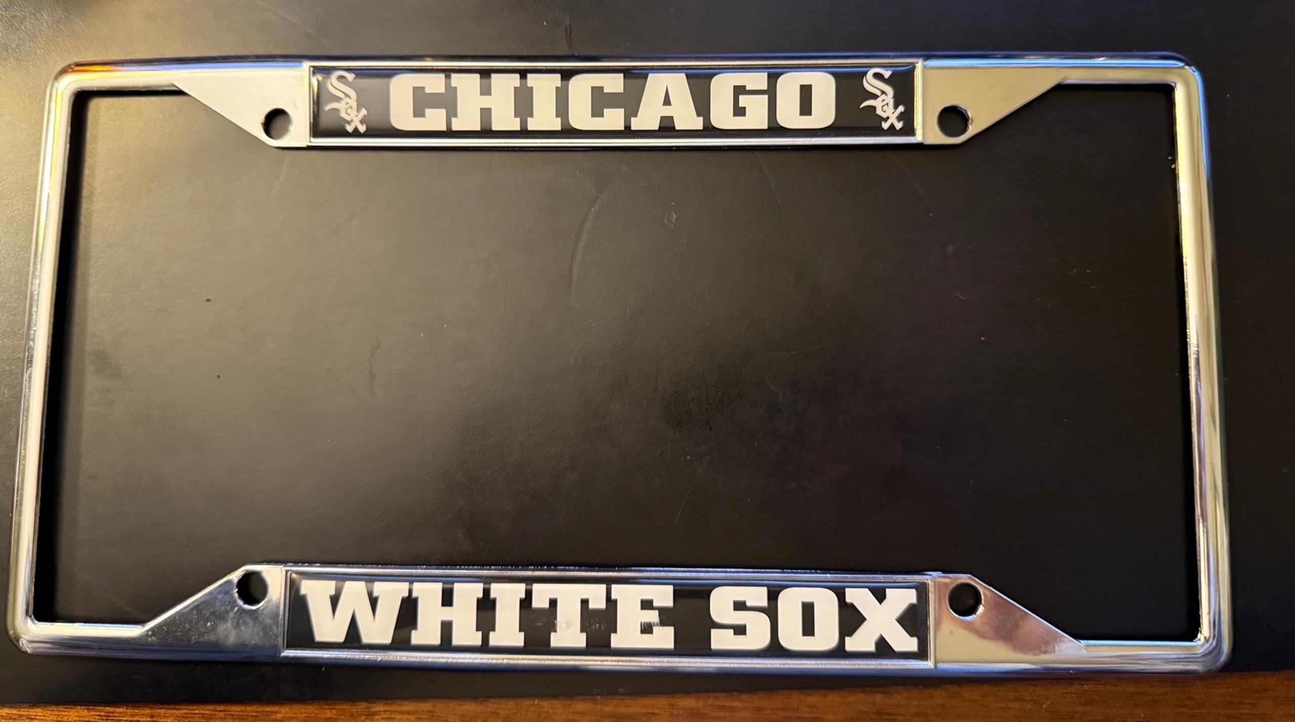 Chicago white Sox license plate frame