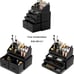 Makeup Organizer 3 Pieces Cosmetic Storage Case with 6 Drawers Black New