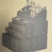 Makeup Organizer 3 Pieces Cosmetic Storage Case with 6 Drawers Black New