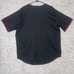 Majestic Red Sox Jersey Mens 2XL Black MLB Baseball Button Up Sportswear Active