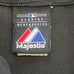 Majestic Red Sox Jersey Mens 2XL Black MLB Baseball Button Up Sportswear Active
