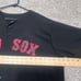 Majestic Red Sox Jersey Mens 2XL Black MLB Baseball Button Up Sportswear Active