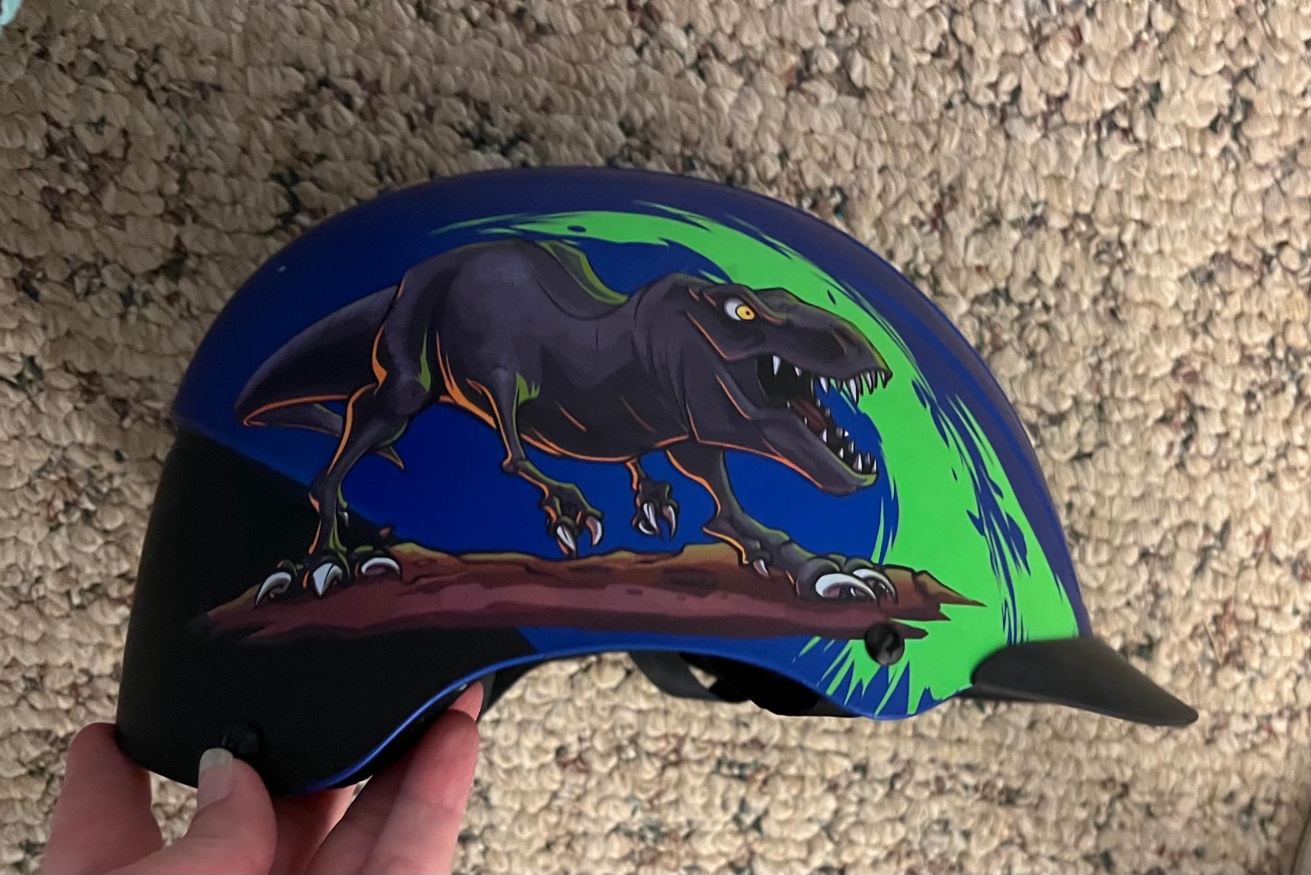 Troxel Riding Helmet Trex Design Safety Low Profile Kids Size M